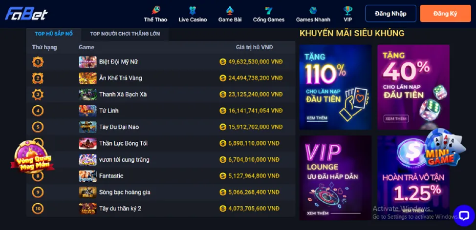 Khuyến Mãi Theo Sự Kiện 365ball win